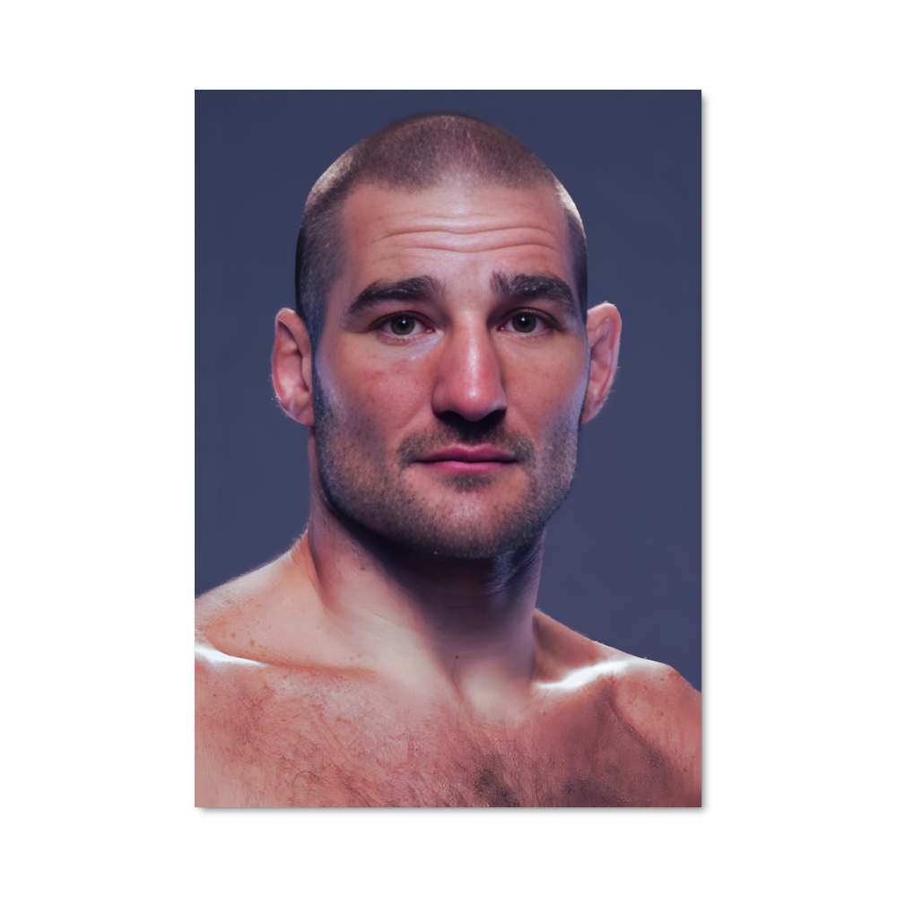 Poster Sean strickland rasé – affiche MMA